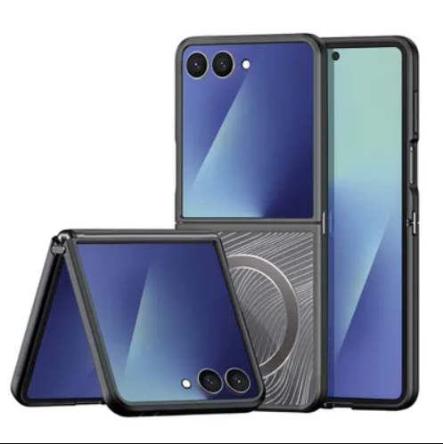 Ümbris Dux Ducis Aimo Mag Samsung Galaxy Z Flip7 (läbipaistev / must)