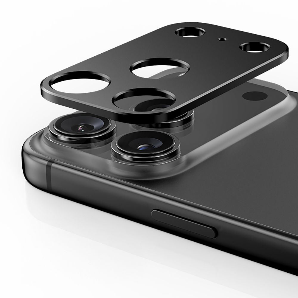 Kaameraäärise kaitse Camalloy tagakaamerale iPhone 17 Pro Max (must)