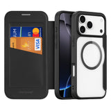 Ümbris kaanega Dux Ducis Skin X Pro iPhone 17 Pro (must)