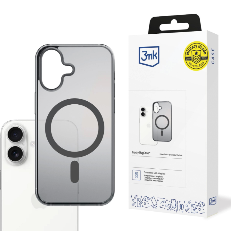 Silikoon 3mk Frosty MagCase Apple iPhone 17 (must)