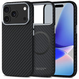 Ümbris Tech-Protect Ion Carbon Style MagSafe iPhone 17 Pro (must)