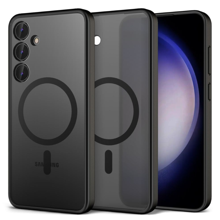 Ümbris Reach Matte MagSafe Samsung S24 (läbipaistev / must)