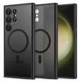 Ümbris Reach Matte MagSafe Samsung S24 Ultra (läbipaistev / must)