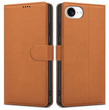 Ümbris kaanega Fancy Wallet Samsung A51 (pruun)