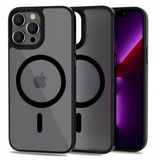 Ümbris Reach Matte MagSafe Apple iPhone 15 Pro Max (läbipaistev / must)