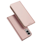 Ümbris kaanega Dux Ducis Skin X Pro Samsung S25 Edge (roosakuld)