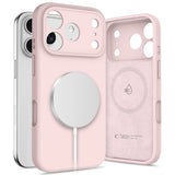 Ümbris Tech-Protect Silicone MagSafe iPhone 17 Pro Max (roosa)