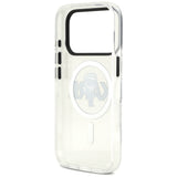 Karl Lagerfeld IML Karl Sketch Logo MagSafe Case for iPhone 17 Pro (läbipaistev)