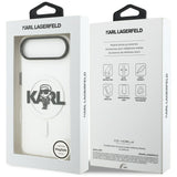 Karl Lagerfeld IML Karl Sketch Logo MagSafe Case for iPhone 17 Air (läbipaistev)
