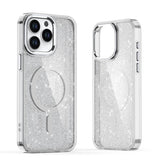 Ümbris Glitter MagSafe iPhone 17 Pro (läbipaistev)