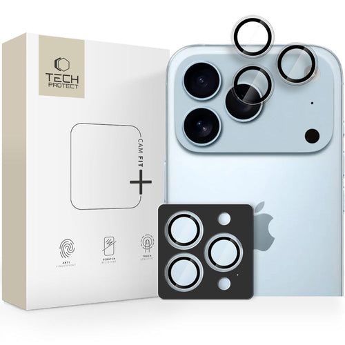 Kaitseklaas Tech-Protect tagakaamerale iPhone 17 Pro Max (läbipaistev)
