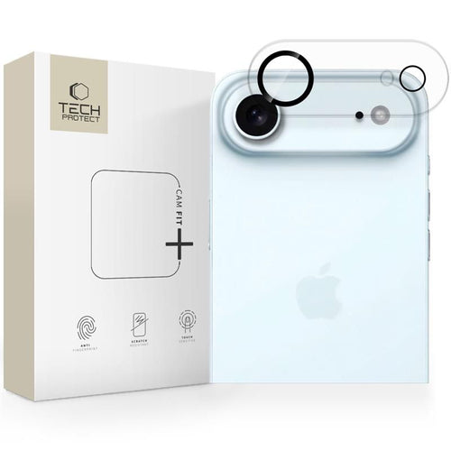 Kaitseklaas Tech-Protect tagakaamerale iPhone 17 Air (läbipaistev)