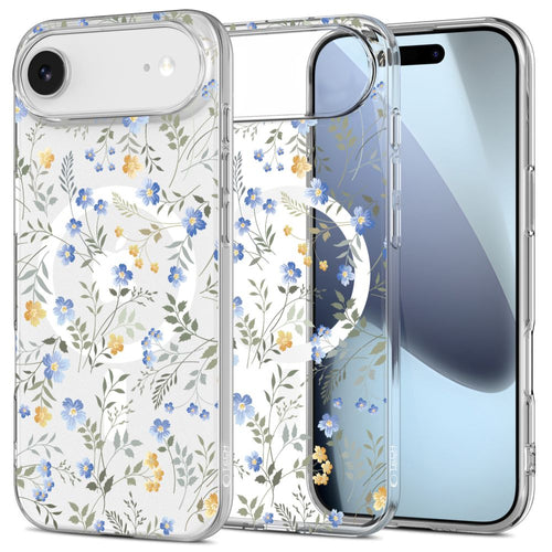 Ümbris Tech-Protect FlexAir MagSafe iPhone 17 Air (läbipaistev\lilled)