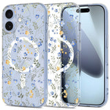 Ümbris Tech-Protect FlexAir MagSafe iPhone 17 (läbipaistev\lilled)