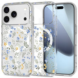 Ümbris Tech-Protect FlexAir MagSafe iPhone 17 Pro (läbipaistev\lilled)