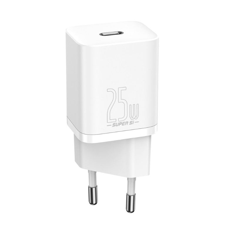 USB Adapter Baseus Super Si CCSP020102 25W USB-C (valge)