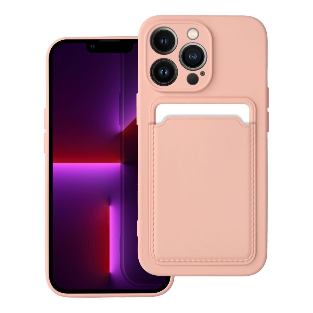Silikoon Forcell Card Iphone 14 Pro Max (roosa)