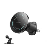 Autohoidik laadijaga Joyroom JR-ZS502 Magsafe, 15W, Armatuurile + air vent (must)