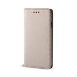 Ümbris kaanega Smart Magnet Huawei P40 (kuldne)