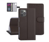 Ümbris kaanega Magnetic closure Iphone 12 Mini (pruun)