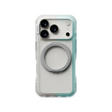Ümbris Ples Iphone 17 Pro Max Arche Twoface Ring Stand (läbipaistev / roheline )