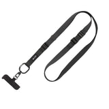 Universaalne Nöör Ples Two-way Telefoniümbristele 105-160cm (Black)
