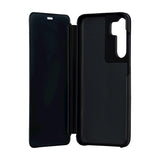 Ümbris kaanega Mirror View Samsung A14 4G / A14 5G (must)
