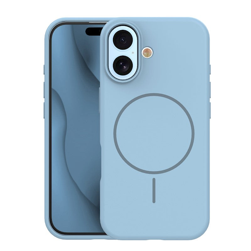 Ümbris Silicone Thin Mag Apple iPhone 17 (helesinine)