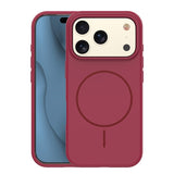 Ümbris Silicone Thin Mag Apple iPhone 17 Pro Max (viinamari)
