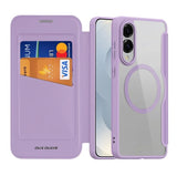 Ümbris kaanega Dux Ducis Skin X Pro Samsung S25 Edge (lilla)