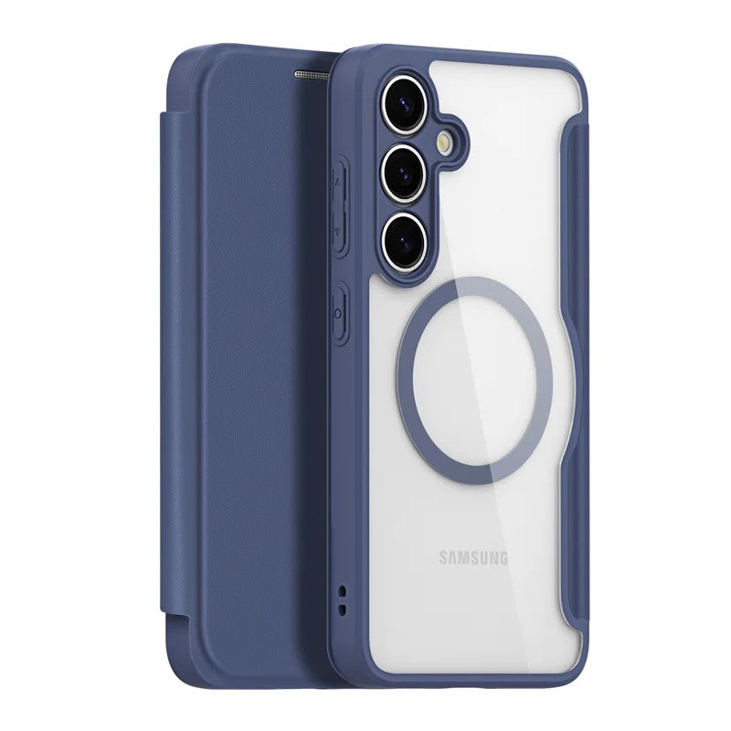 Ümbris kaanega Dux Ducis Skin X Pro Samsung S25 (sinine)