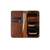 Ümbris kaanega HDD Clasp Wallet Case Samsung S21 FE (tumesinine)