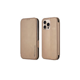 Ümbris kaanega HDD Clasp Wallet Case iPhone 13/ iPhone 14 (kuldne)