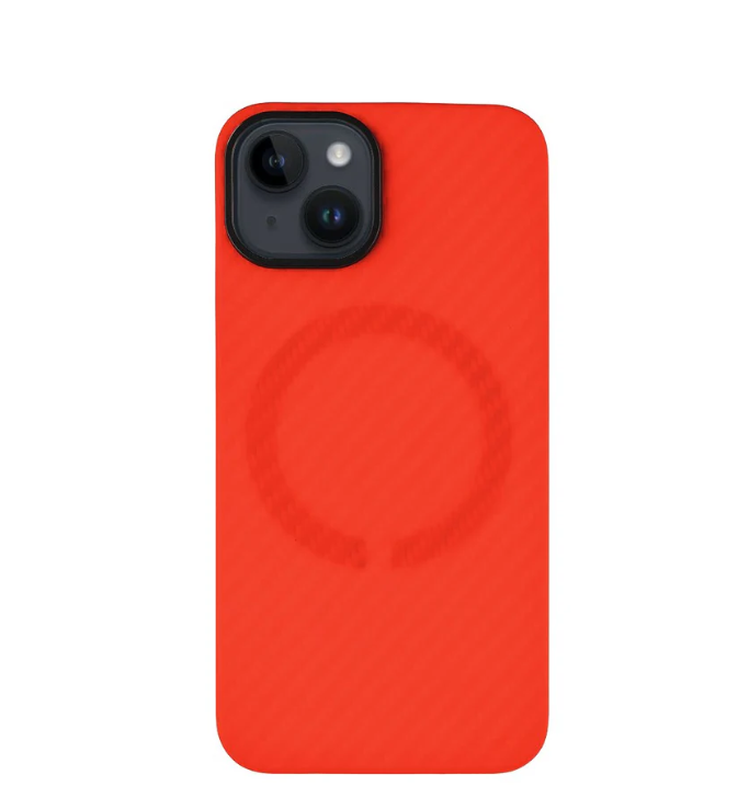 Ümbris Aramid Kryt MagSafe iPhone 14 (punane)