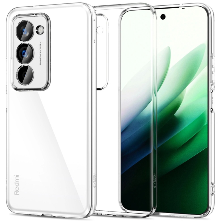 Ümbris Tech-Protect FlexAir Xiaomi Redmi 15 4G / Redmi 15 5G (läbipaistev)