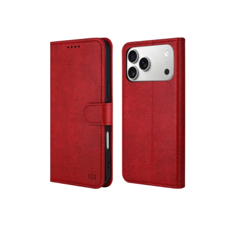 Ümbris kaanega HDD Clasp Wallet Case Samsung A56/ A36 (punane)