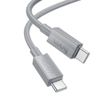 Laadimisjuhe Hoco 3A 60W Type-C to Type-C 1M (hall)