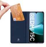 Ümbris kaanega Dux Ducis Skin Pro Xiaomi Redmi 15C 4G (tumesinine)
