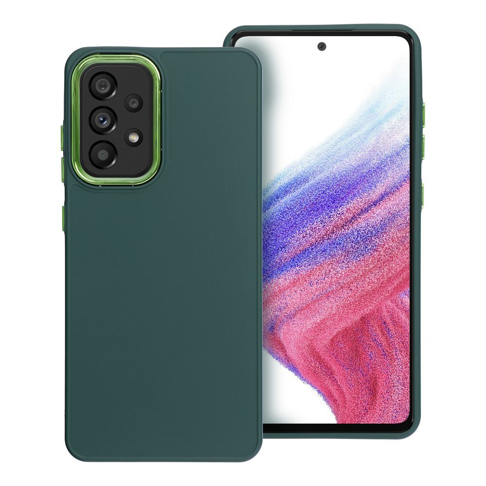 Ümbris Frame Case Samsung A52 5G / A52 (roheline)
