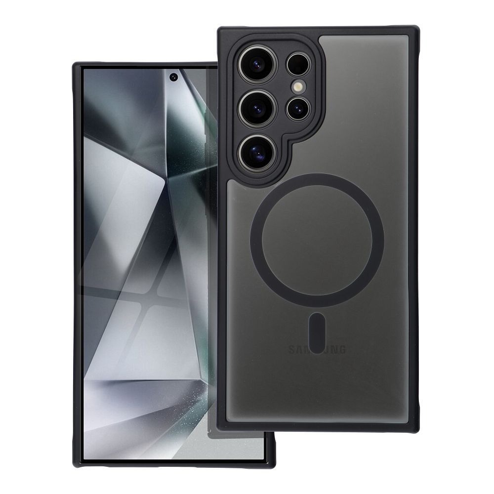 Ümbris FULL MATTE MagSafe Samsung S24 Ultra (must)