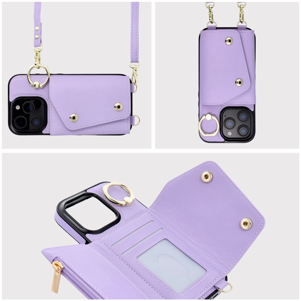 Ümbris Wonder iPhone 16e (SE 4 2025) (lilla)