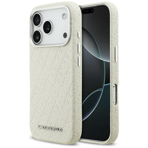 Karl Lagerfeld FW Stamped Karl MagSafe Case iPhone 17 Pro (beez)
