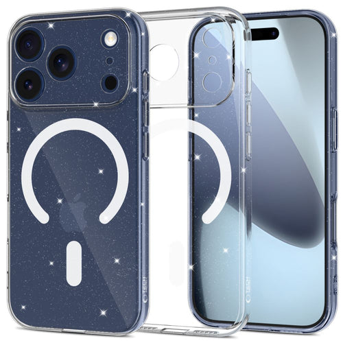 Ümbris Tech-Protect FlexAir Hybrid MagSafe iPhone 17 Pro Max (läbipaistev / sädelev)