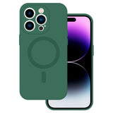 Ümbris Tel Protect MagSafe Silicone Case Apple iPhone 11 (roheline)
