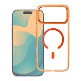 Ümbris FRAME CLEAR HYBRID iPhone 17 Pro (oranz)