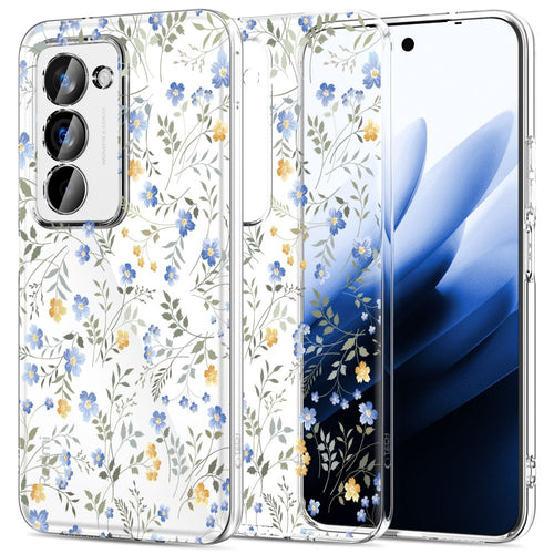 Ümbris Tech-Protect FlexAir Xiaomi Redmi 15 4G / 5G (läbipaistev / lilled)