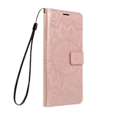 Ümbris kaanega Mezzo Book Xiaomi Redmi Note 15 Pro Plus 5G (roosa kuldne)