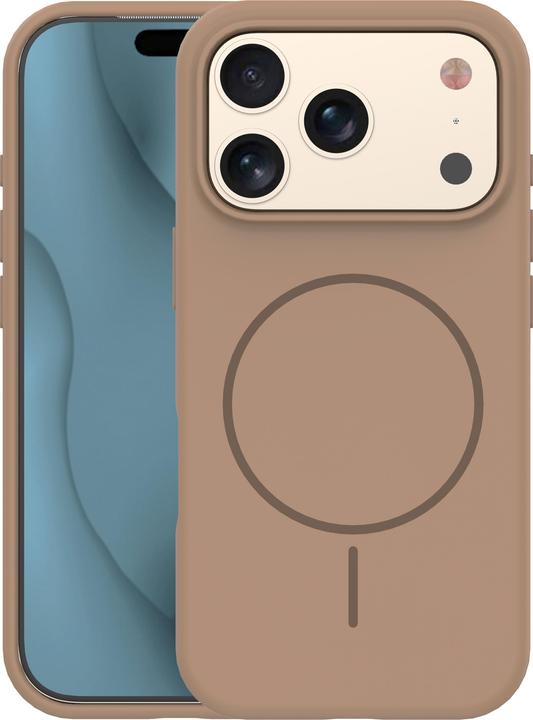 Ümbris Silicone Thin Mag Apple iPhone 17 Pro (pruun)