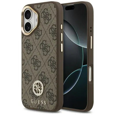 Guess MagSafe Ümbris GUHMP17SP4GRMDEW iPhone 17 (pruun)