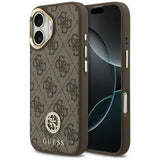 Guess MagSafe Ümbris GUHMP17SP4GRMDEW iPhone 17 (pruun)